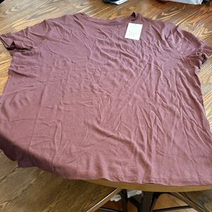 a new day Soft Crewneck Tee in Dusty Plum